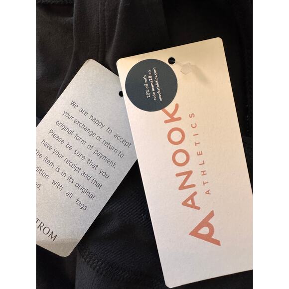 NWT ANOOK Athletics Charcoal Black Devyn Maternity Sports Tank Top Size S - Picture 6 of 7